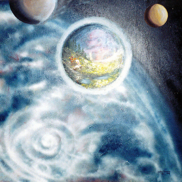 640x640 Michael Pickett Artwork Birth Of A New Planet Original Painting - Birth Of The Universe Painting