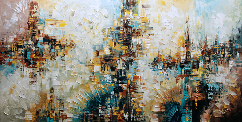 1000x505 Parallel Universe - Birth Of The Universe Painting