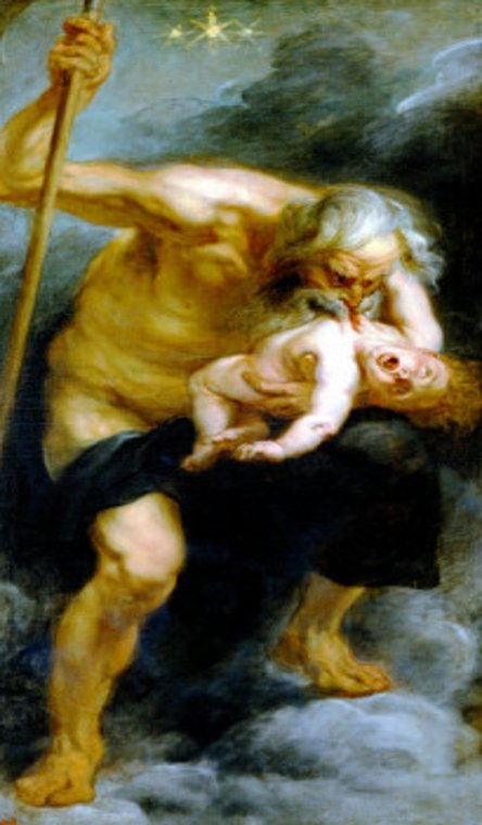 444x760 Rise Of The Olympians And The War For The Universe - Birth Of The Universe Painting