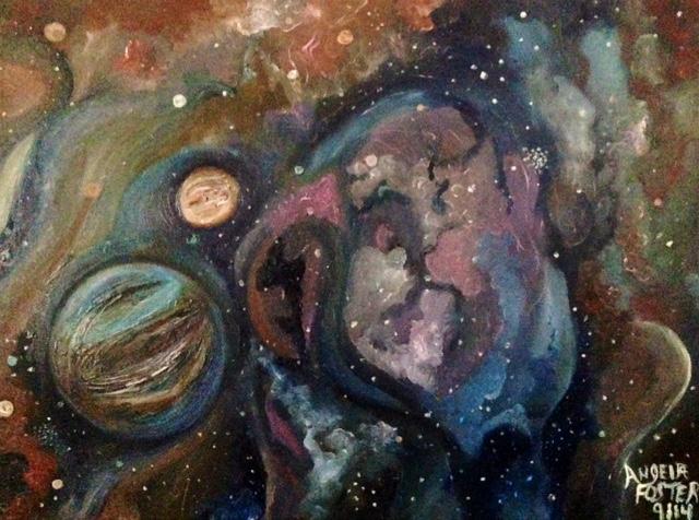 640x476 Angela Foster The Mississippi Visual Arts Directory - Birth Of The Universe Painting