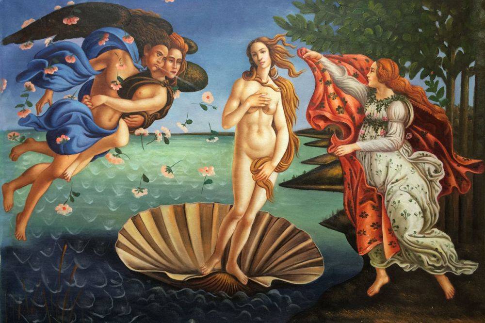 1000x666 Venus Painting Botticelli Botticelli Birth Of Venus Oil Painting - Birth Of Venus Painting