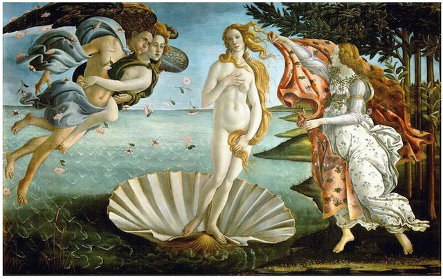 640x404 Analysis Of The Birth Of Venus Principles Of Design 1301 - Birth Of Venus Painting