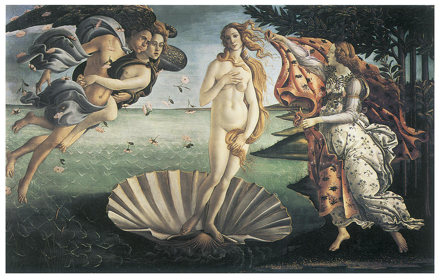 900x570 Birth Of Venus Painting By Sandro Botticelli - Birth Of Venus Painting