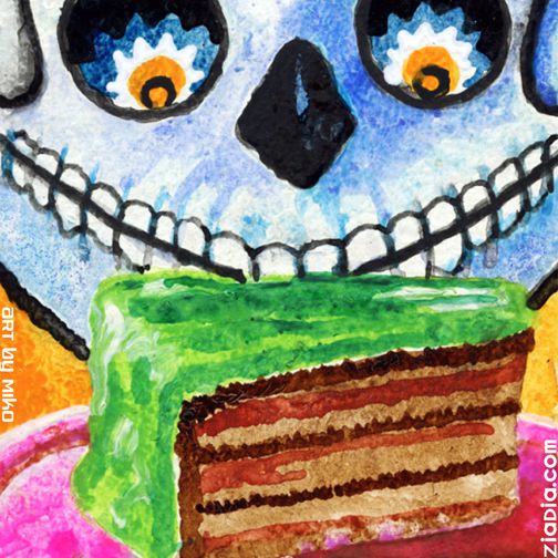 504x504 Birthday Cake, Painting - Birthday Cake Painting