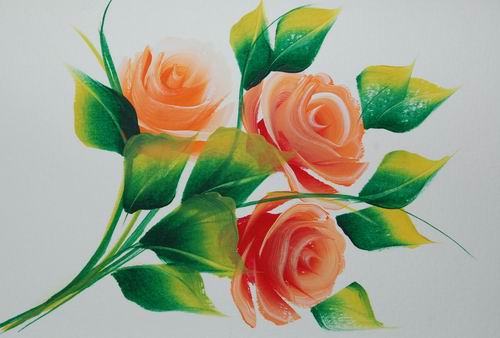 500x338 Painting Greeting Cards Hand Painted Greeting Cards Template - Birthday Card Painting