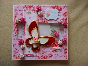 300x225 Cardmaking With Glass Painting (Birthday Wishes) Creativity Art - Birthday Card Painting