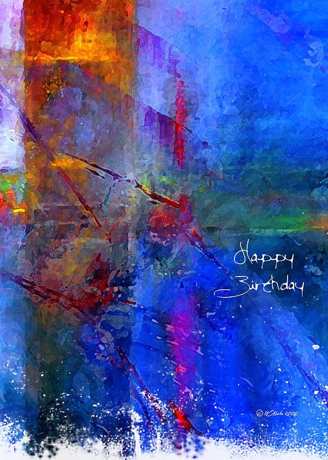 642x900 Crossroads 2 Birthday Card Digital Art By William Martin - Birthday Painting