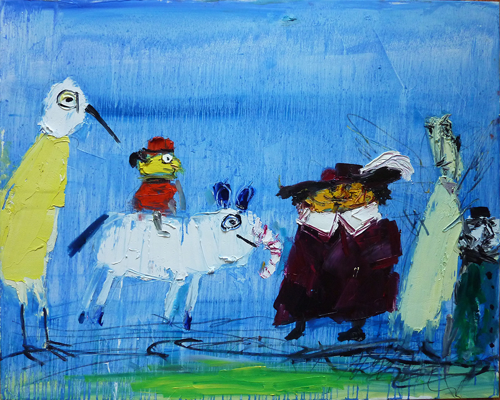 1000x800 Leo Ray Art Happy Birthday, Rembrandt - Birthday Painting