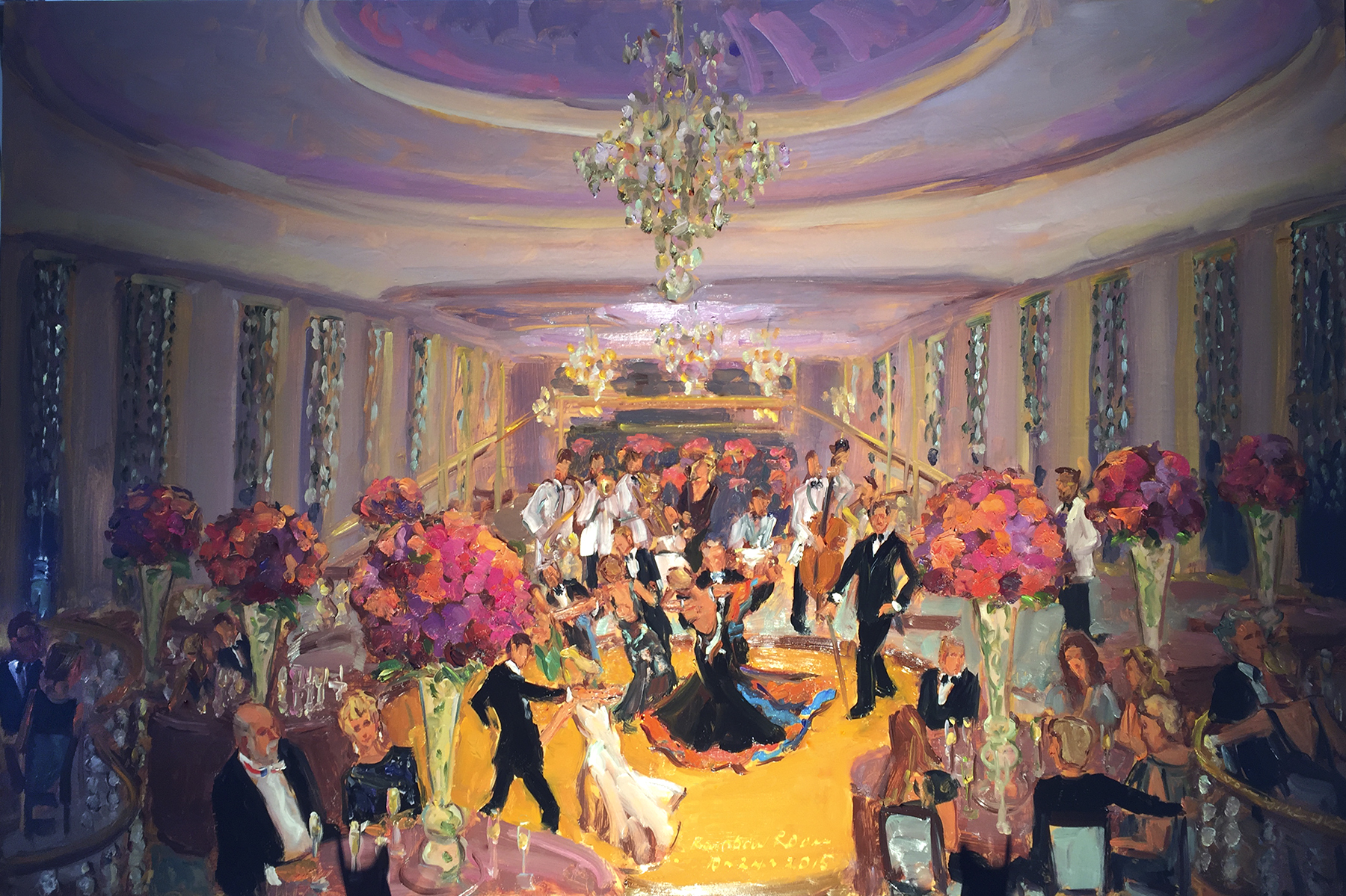1800x1199 Rainbow Room Birthday Party Live Event Painter Joan Zylkin - Birthday Painting Images