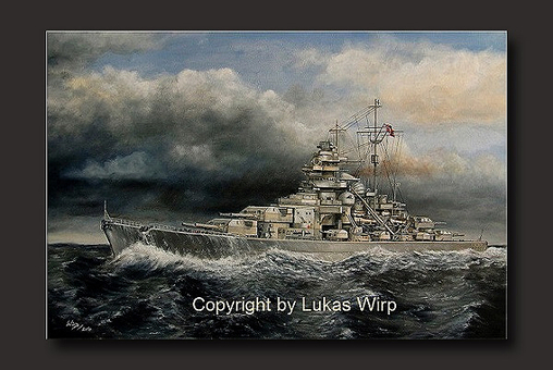 508x340 Best Navy Paintings From Artist Lukas Wirp - Bismarck Painting