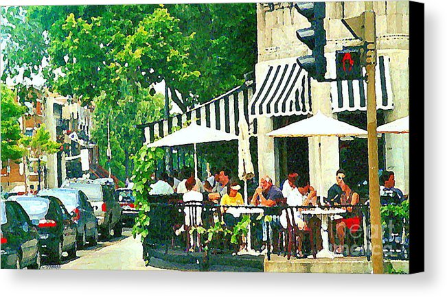 651x433 Corner Taverne Terrace French Paris Bistro Painting Sidewalk Cafe - Bistro Painting