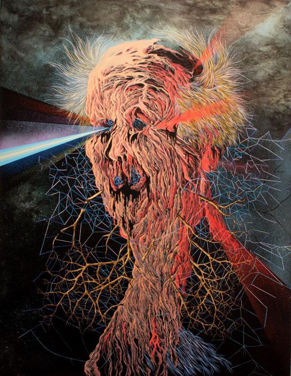 600x776 Bizarre Paintings By Artist Scott Greenwalt Acrylics, Paintings - Bizarre Painting