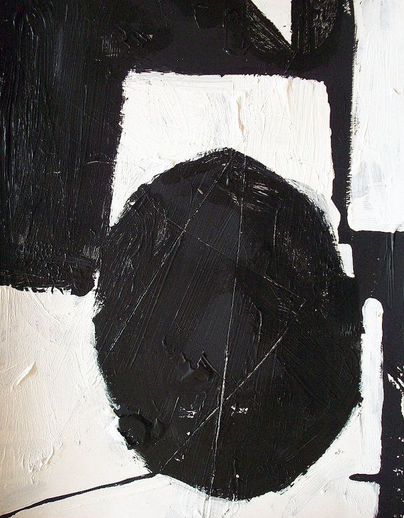 570x731 The 193 Best Black And White Art Images On Circles - Black Abstract Painting