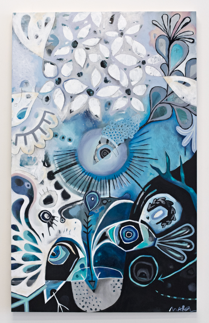 700x1082 Black Amp Blue Painting Allen Designs Studio - Black And Blue Painting