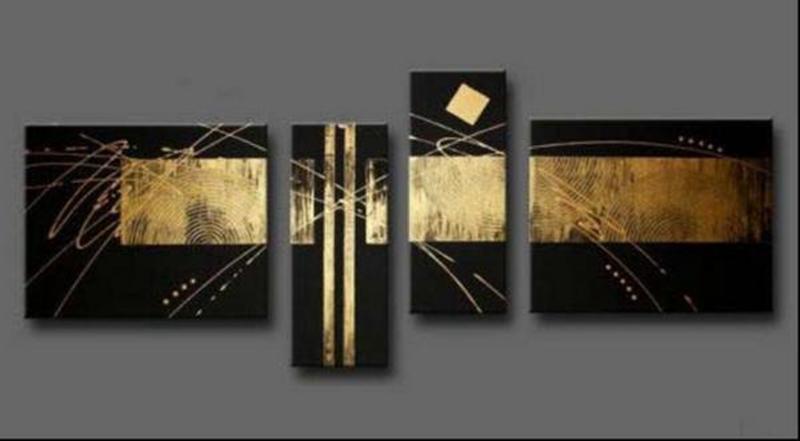 Black And Gold Painting At Paintingvalley.com 