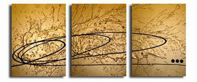 650x273 Black Gold - Black And Gold Painting