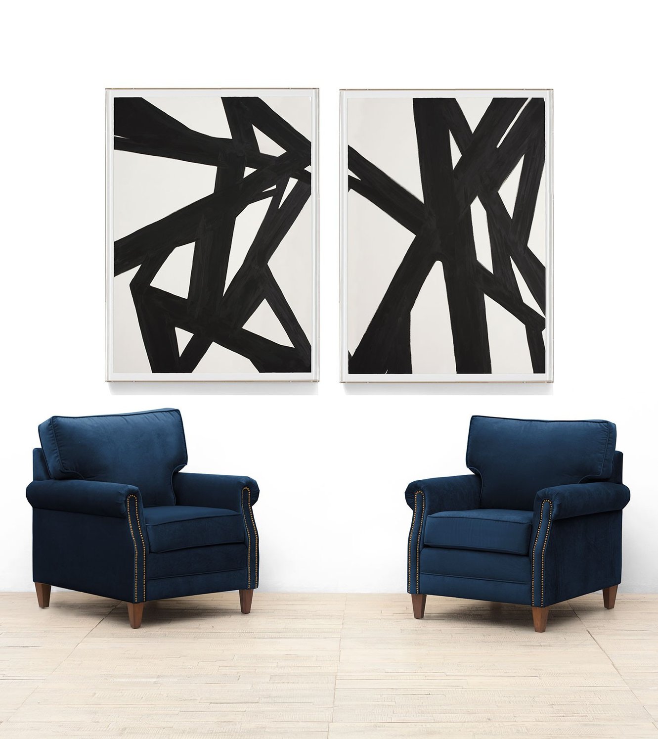 1331x1494 Natural Curiosities Black Amp White Abstract Painting 1 - Black And White Abstract Painting