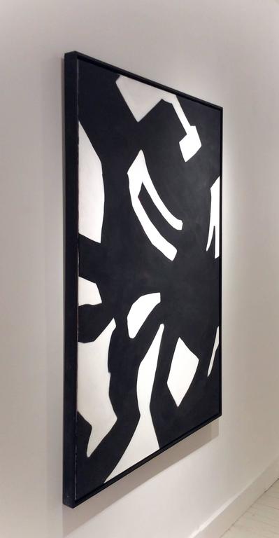 399x768 Stephen Brophy - Black And White Abstract Painting