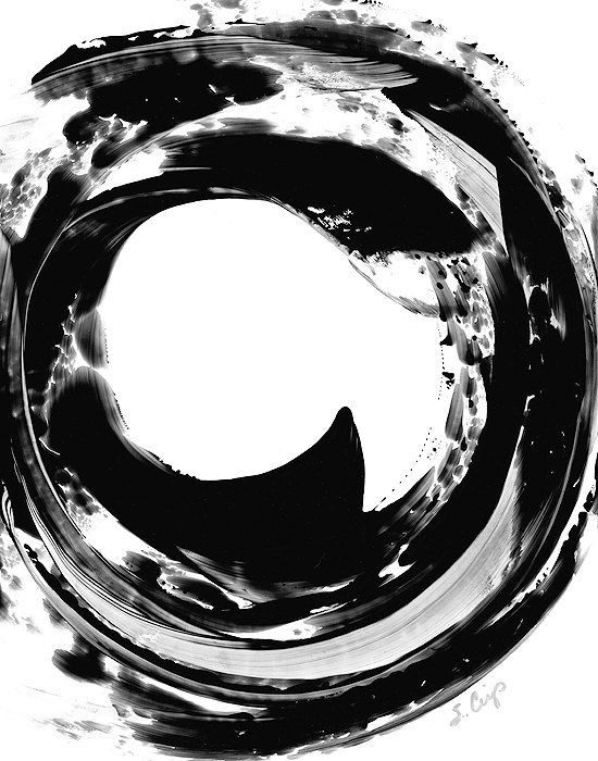 550x700 White Black Painting Minimal Bw Abstract Art Artwork High Contrast - Black And White Abstract Painting Minimal