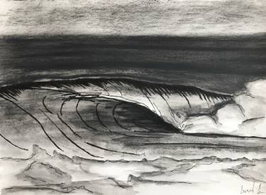 375x275 Original Beach Black Amp White Paintings For Sale Saatchi Art - Black And White Beach Painting