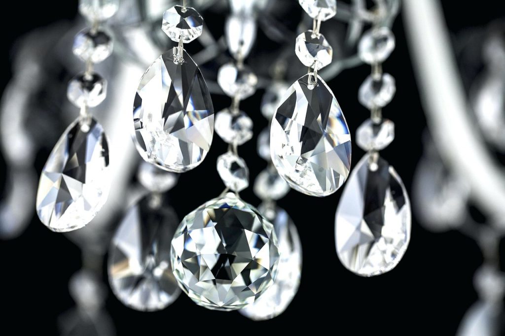 1024x682 Chandeliers ~ Chandeliers Olympia 104 84 Ch Chrome White Crystal - Black And White Chandelier Painting