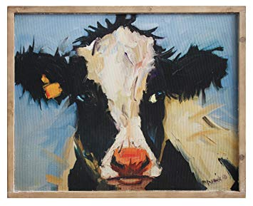 Black And White Cow Painting at PaintingValley.com | Explore collection ...