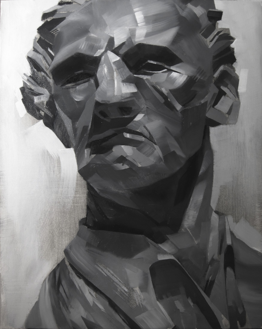 875x1100 The Zirngiblog Recent Figure Painting Work - Black And White Figure Painting
