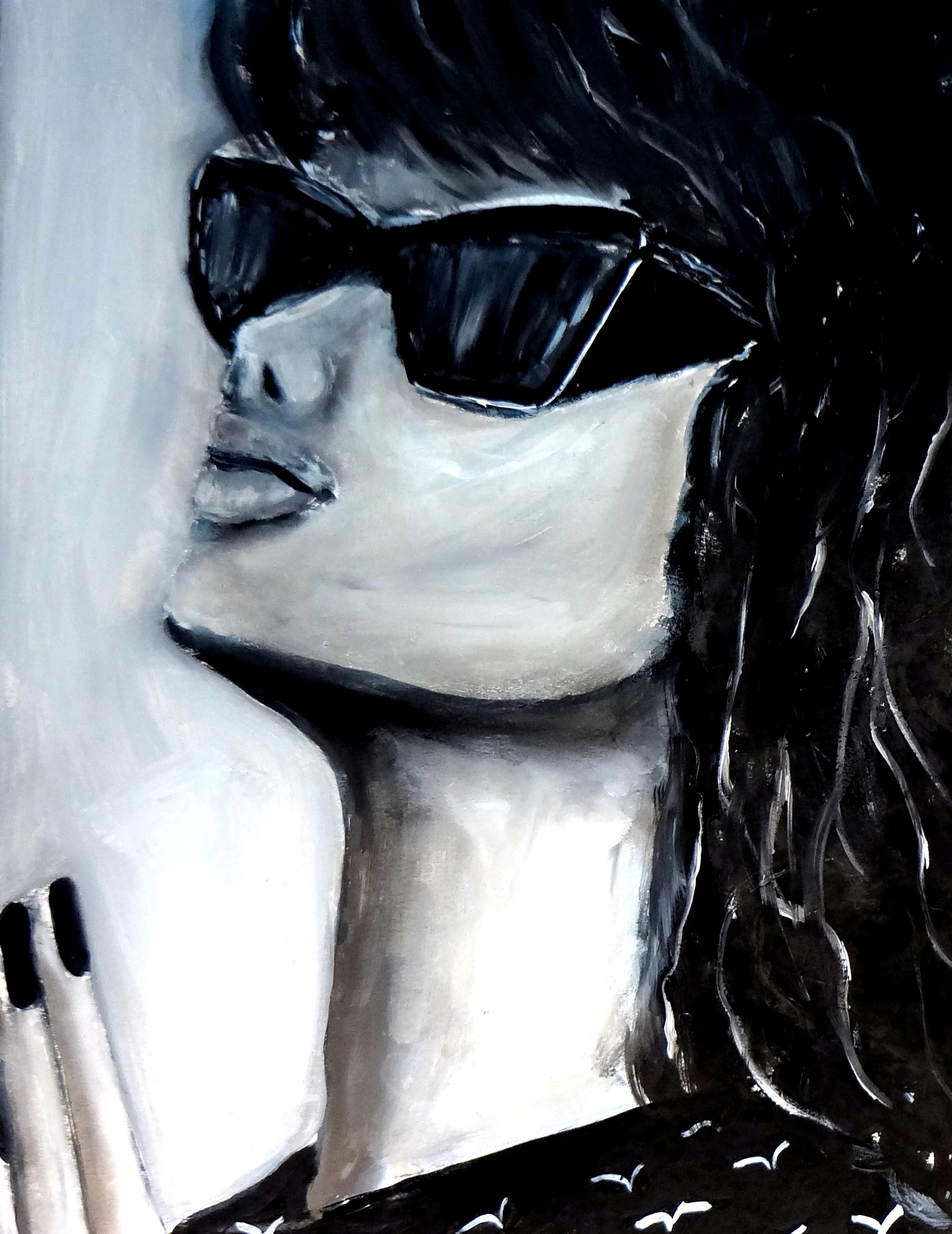 Black And White Figure Painting at Explore