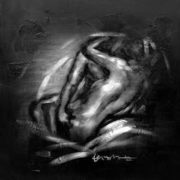 260x260 Black And White Painting N017 - Black And White Figure Painting