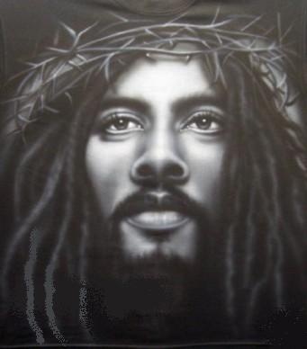 341x388 23 Best Black Jesus Images On Africa Art, African Art - Black And White Jesus Painting