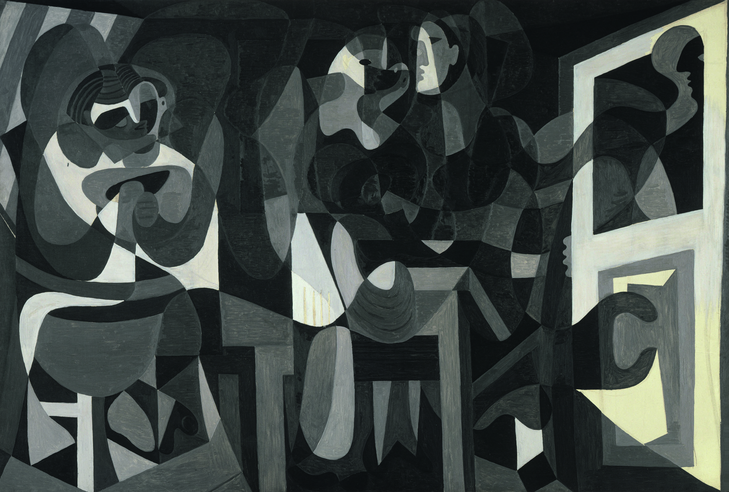 2362x1596 Picasso Black And White - Black And White Painting Images