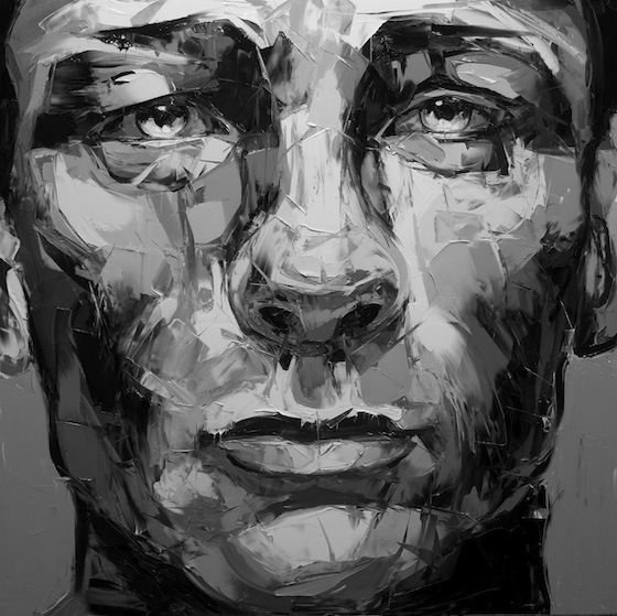 560x559 Tonal Value Is More Important Than Colour Mixing Arttutor - Black And White Portrait Painting