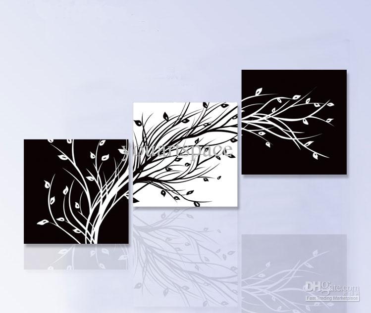 749x633 Best Wall Art Modern Abstract Large Cheap Floral Black And White - Black And White Tree Painting
