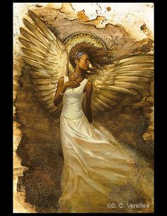 Black Angel Painting