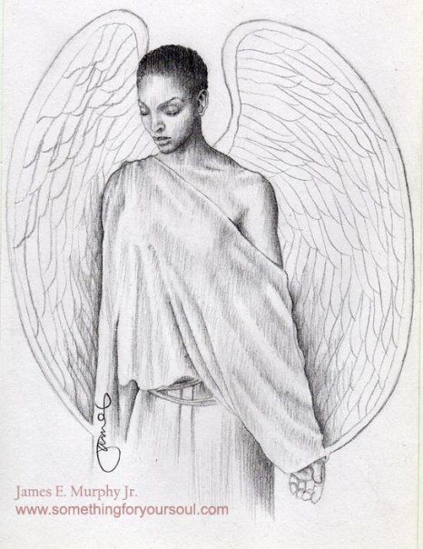 466x604 Photos Black Art Pictures Of Angels, - Black Angel Painting