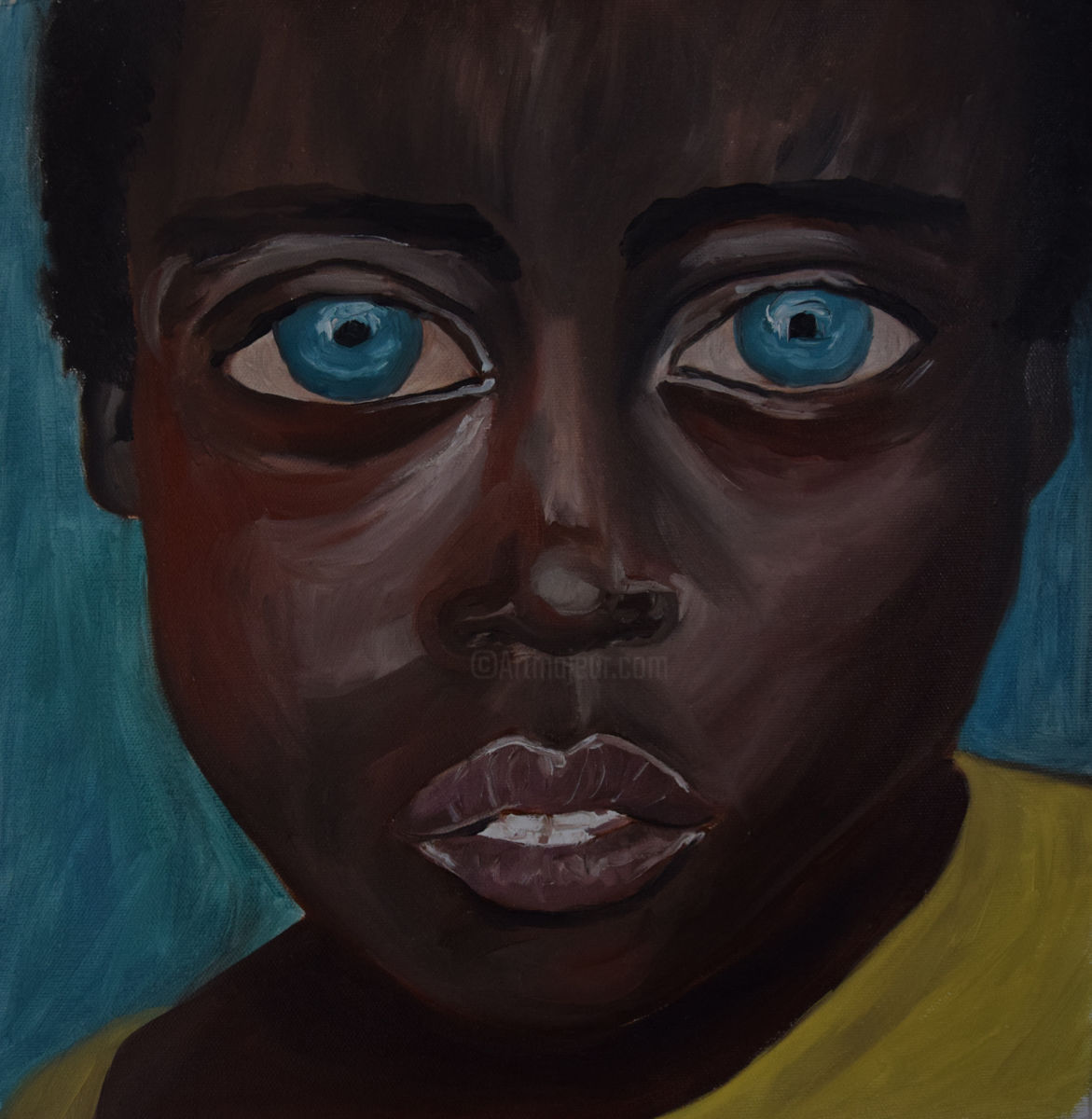 1171x1200 The Black Angel (Mina Massaro) - Black Angel Painting