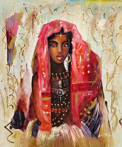 400x480 Black Art Oil Painting 0006 - Black Art Painting