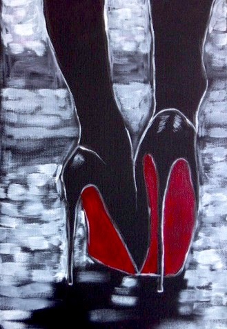 329x477 Black Canvas Painting Wine And Painting Classes - Black Art Painting