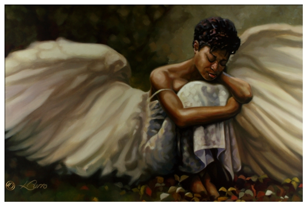 1023x687 This Too Shall Pass By Henry Battle 24x36 Black Art Print Poster - Black Art Painting