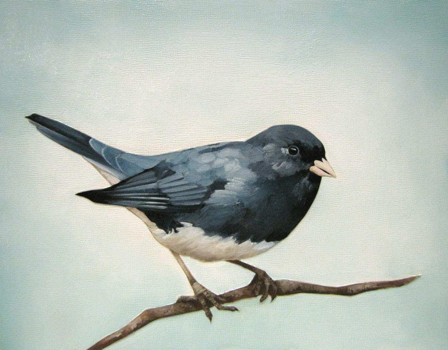 Black Bird Painting at PaintingValley.com | Explore collection of Black ...