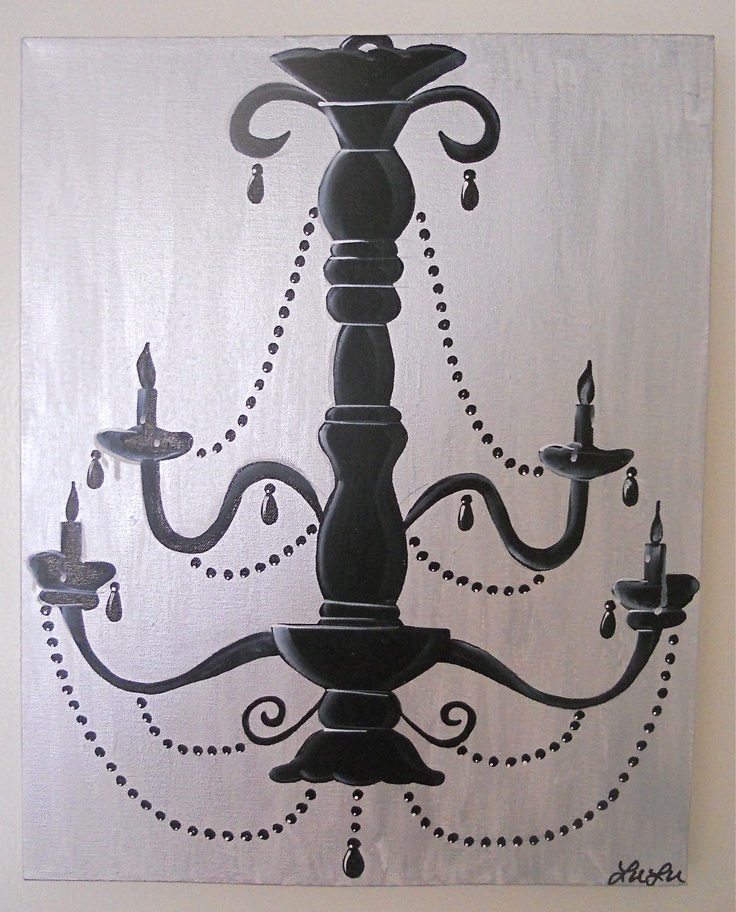 736x912 Elegant Chandelier Painting Best Of 8 Best Chandelier Paintings - Black Chandelier Painting