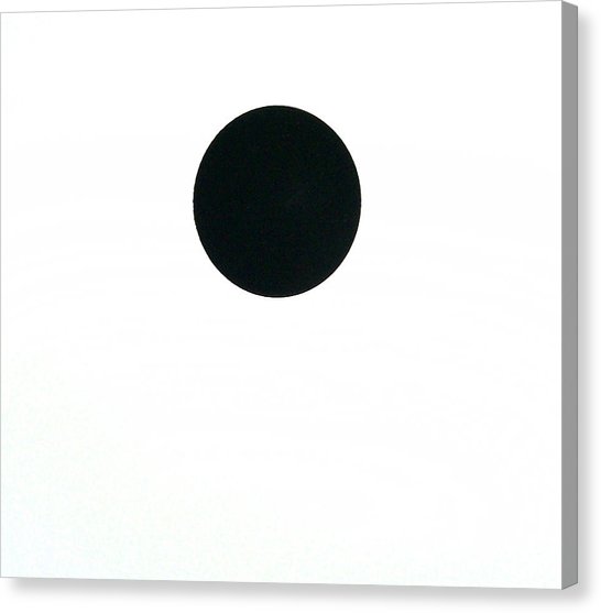 546x557 Black Dot Painting By Scott Shaver - Black Circle Painting
