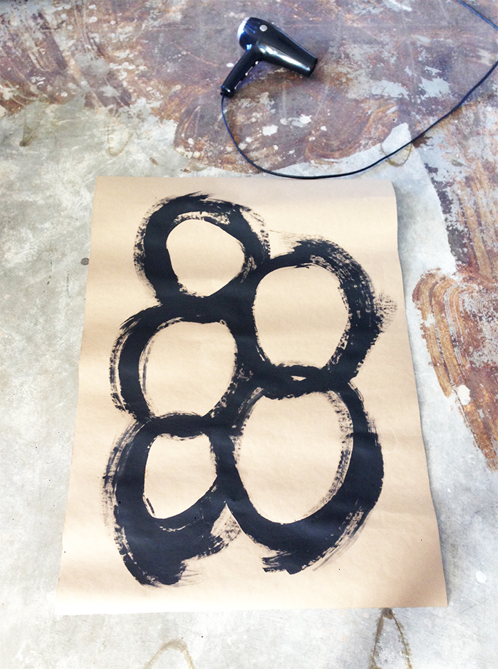 720x967 Five Minute Diy Circle Painting! - Black Circle Painting