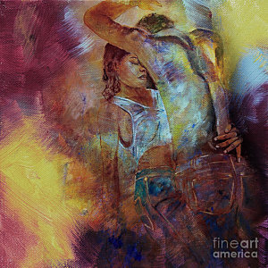 300x300 Black Couple Paintings - Black Couple Painting