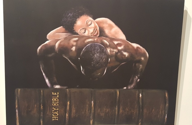 661x429 Black Love Is A Masterpiece - Black Couple Painting