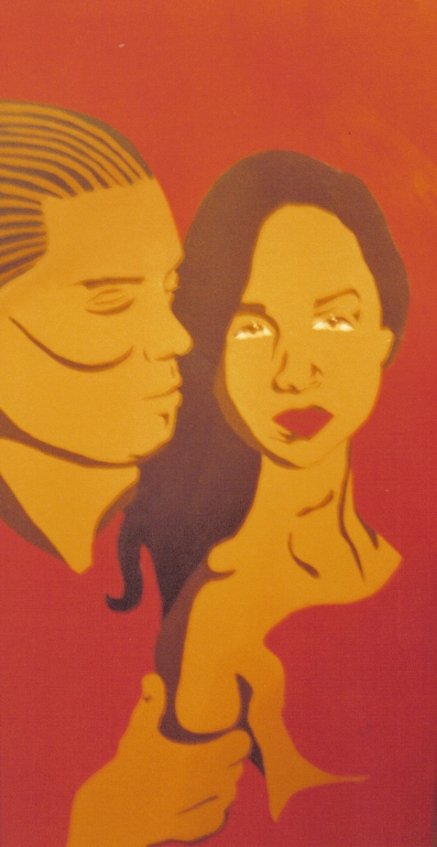 397x768 Black Couple Curlygrlconcepts Foundmyself - Black Couple Painting