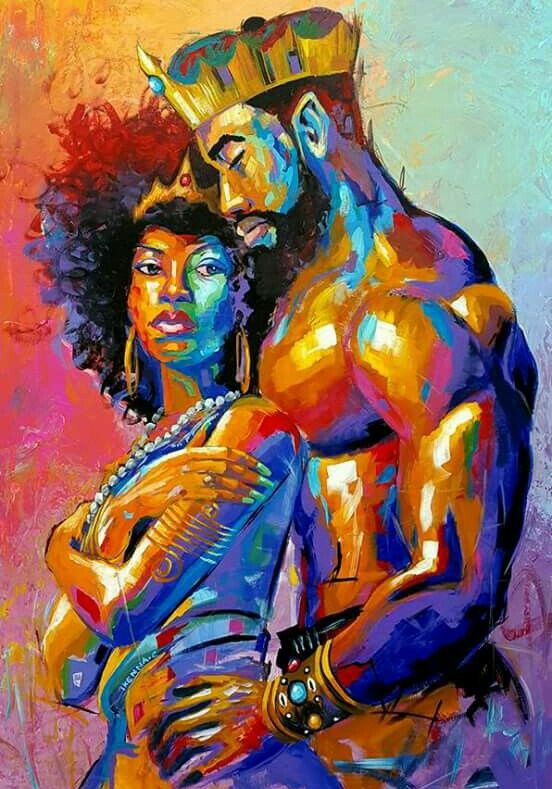 552x789 Lets Build On This Along With Education, Economics Amp Enterprise - Black Couple Painting