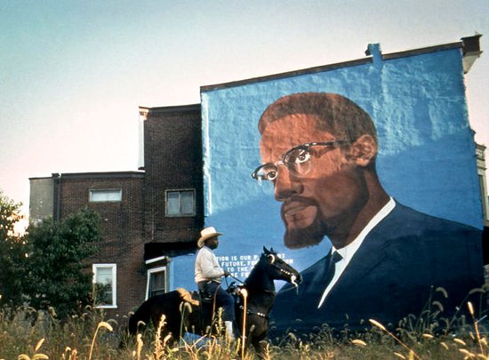 550x405 Ellis (Mountain Man) Harris, Black Cowboy Exhibit - Black Cowboy Painting