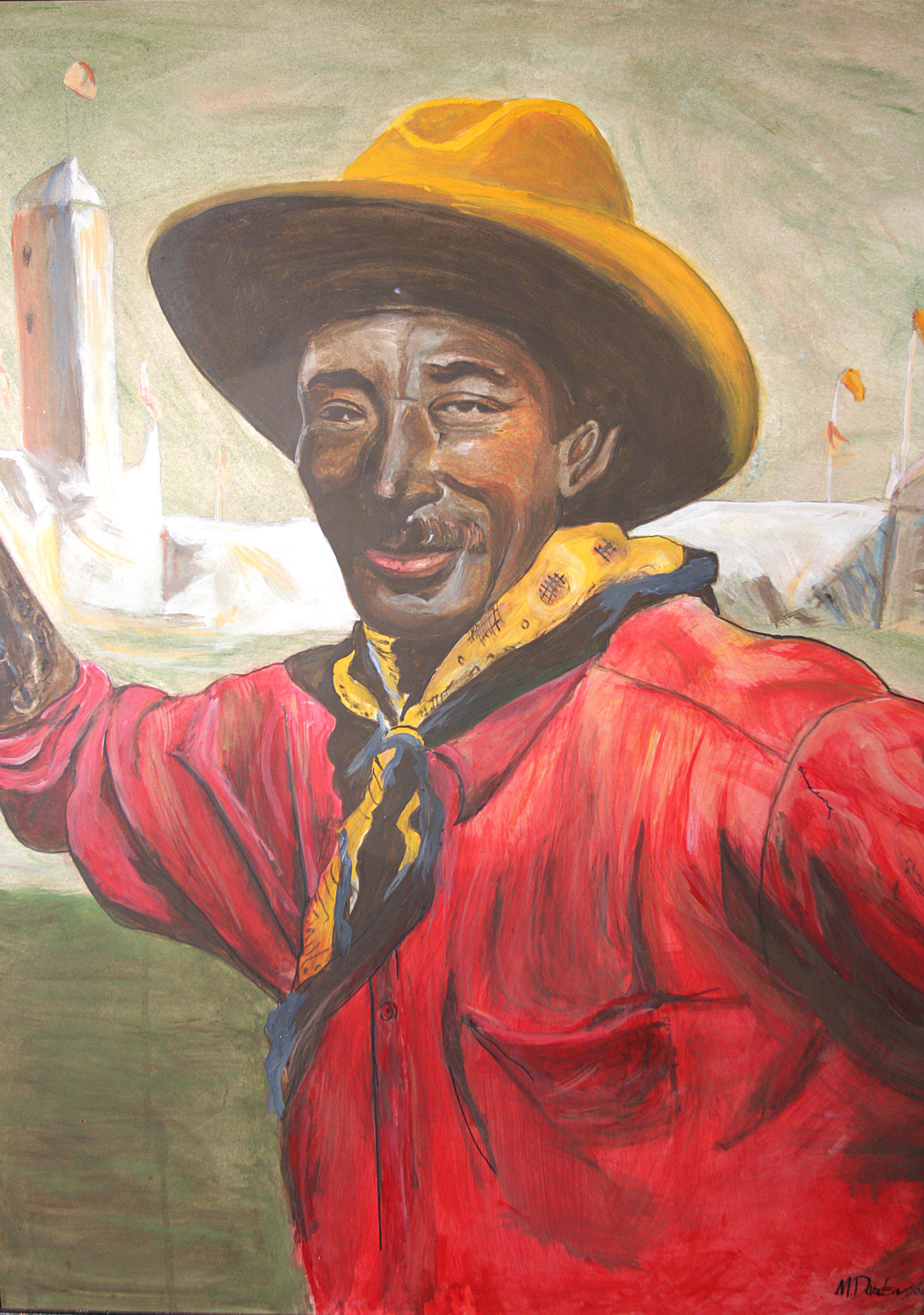 2554x3635 Black Arts Amp Cultural Center Black Cowboy Exhibit - Black Cowboy Painting