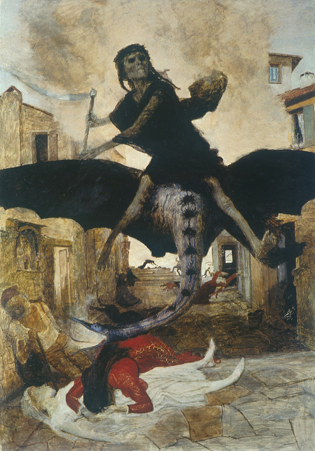 1049x1500 Plague (Painting) - Black Death Painting